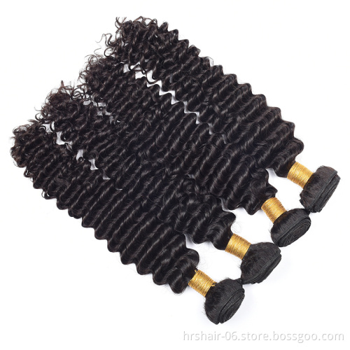 Virgin Cuticle Aligned Hair,Wholesale Virgin Human Hair Weave Bundle Vendor,high-quality Virgin Brazilian deep wave Hair Bundles